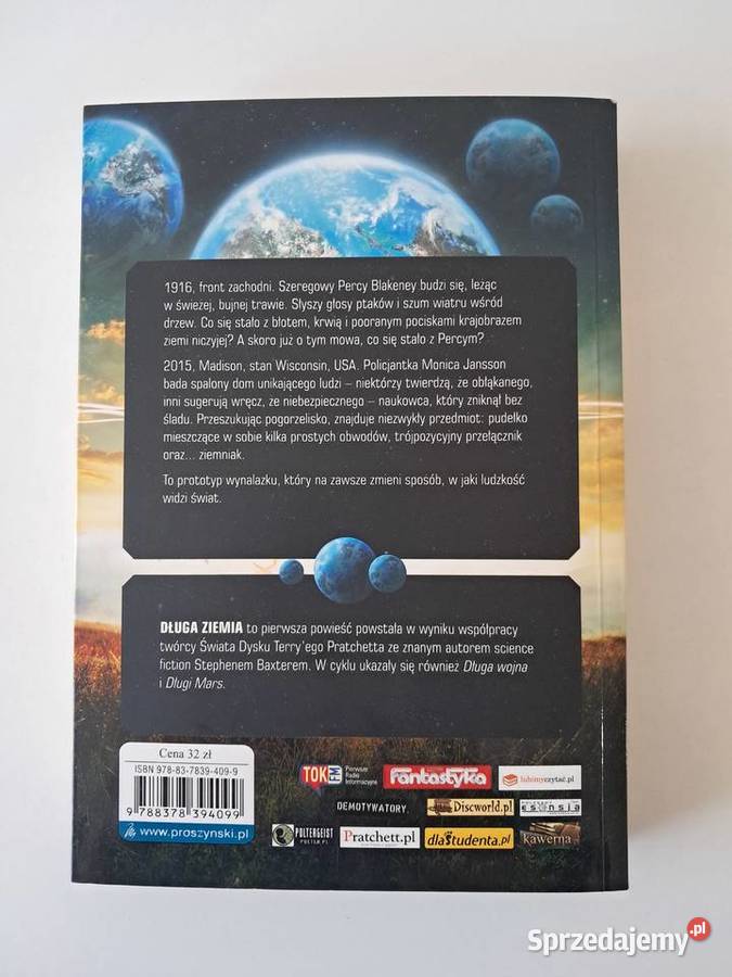 Książka Długa Ziemia T Pratchett S Baxter do ISBN 9788378394099 Proza i poezja Kraków sprzedam