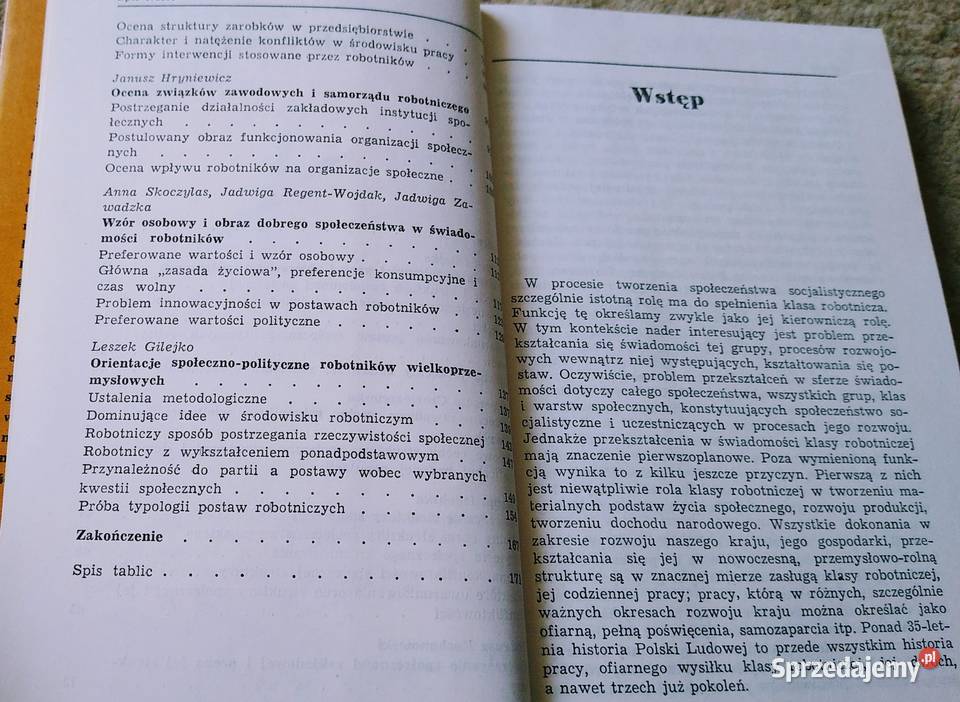 Obraz świadomości robotników wielkoprzemysłowych Gdańsk