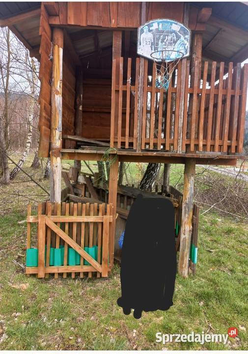 Plac zabaw drewniany Glinik Średni