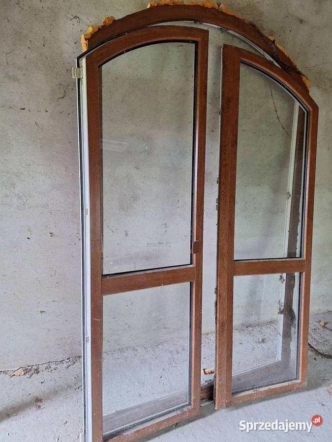 Drzwi tarasowe podwójne 146x230 Nisko sprzedam