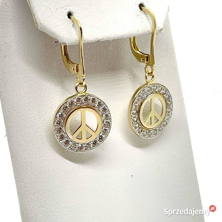 Nowe Złote Kolczyki Próby 585 326 Kolczyki Elbląg