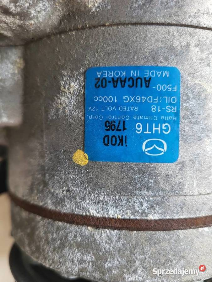 Sprężarka klimatyzacji Mazda 22 SH01 oryginalny Mielec