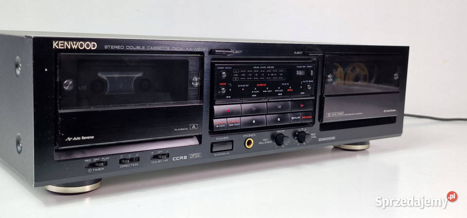 Kenwood magnetofon dwukasetowy KX W 6020 KXW6020 Audio Międzychód