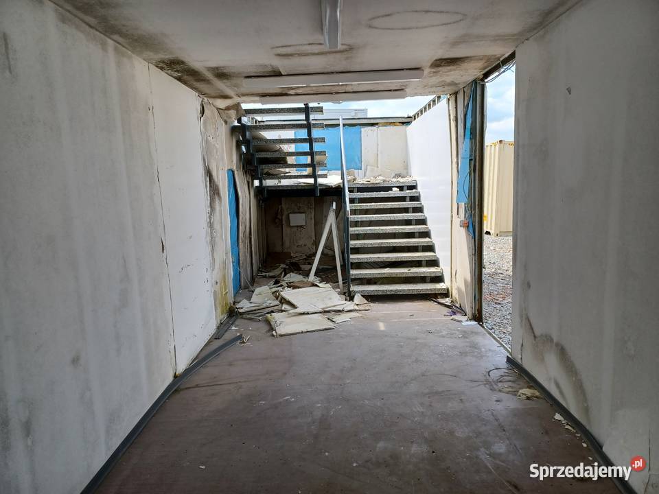 KONTENER RAMA WEJŚCIE KLATKA SCHODOWA SCHODY Z Biuro Wrocław