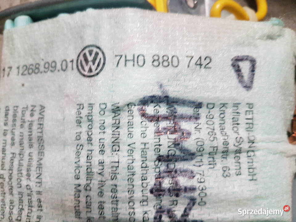 VW T5 MULTIVAN PODUSZKA BOCZNA KURTYNA Poduszki powietrzne Turek