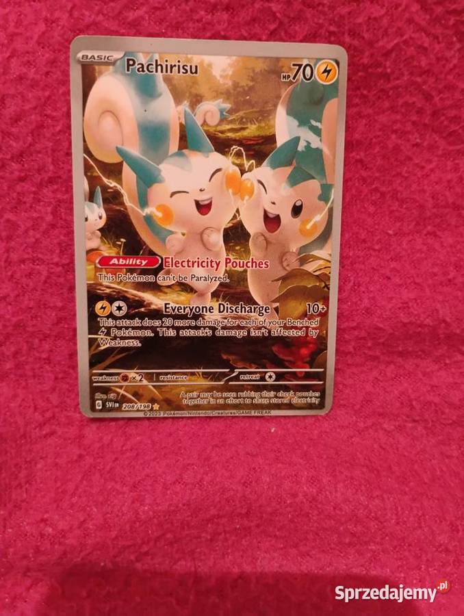 karta Pokmon TCG Pachirisu Grudziądz