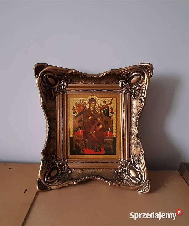 Obraz święty w ozdobnej ramie antyk inny kolor Chorzów sprzedam