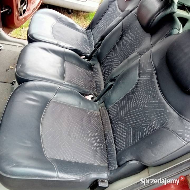 Renault Scenic komplet foteli pół skóra osobowe Części samochodowe Leszno