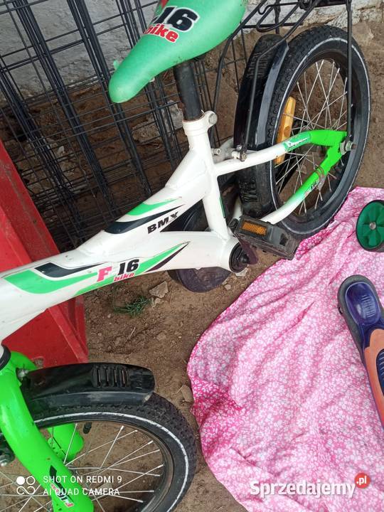 Rowerek dziecięcy bmx 16 plus hulajnoga Rowerki i pojazdy podkarpackie Radomyśl Wielki