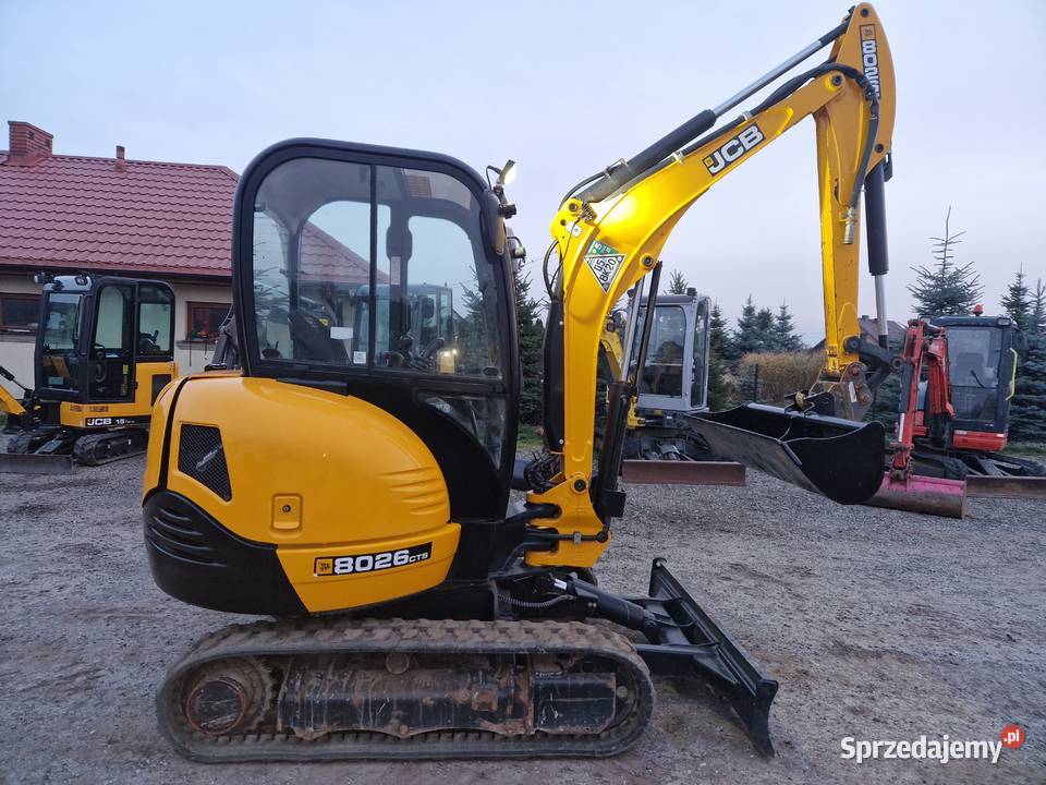 Minikoparka JCB 8026 CTS 2023r 400mtg lubelskie Ryżki