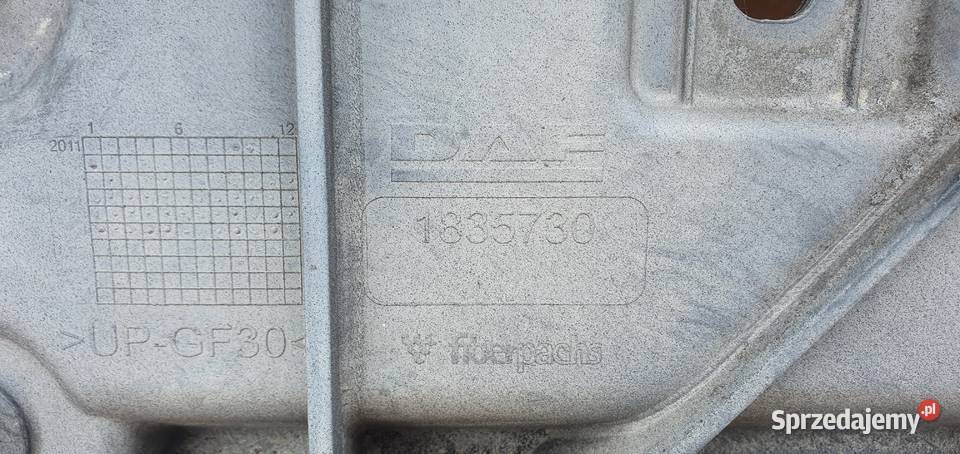 DAF XF 106 MASKA ATRAPA GRILL STELAŻ 1835730 lubuskie Bieleń