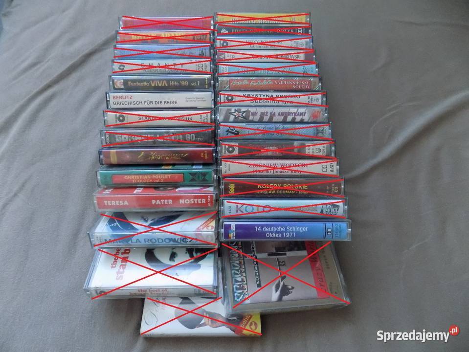 KOLEKCJA KASET MAGNETOFONOWYCH małopolskie Żabno