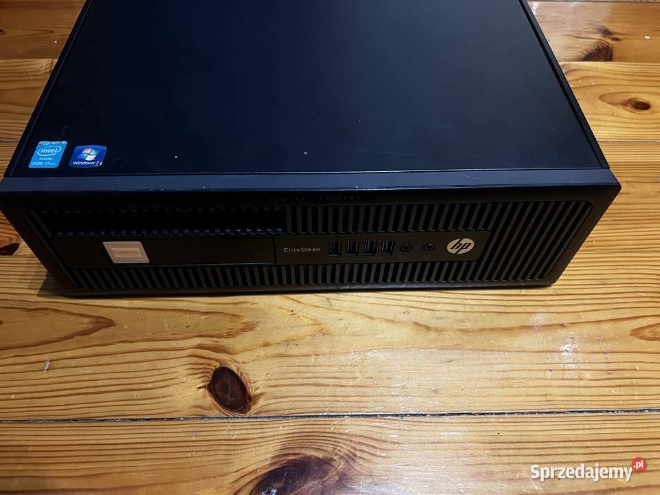 Komputer HP EliteDesk 800 G1 SFF i7 8GB SSD 240 Taktowanie procesora 3200 podkarpackie Łańcut
