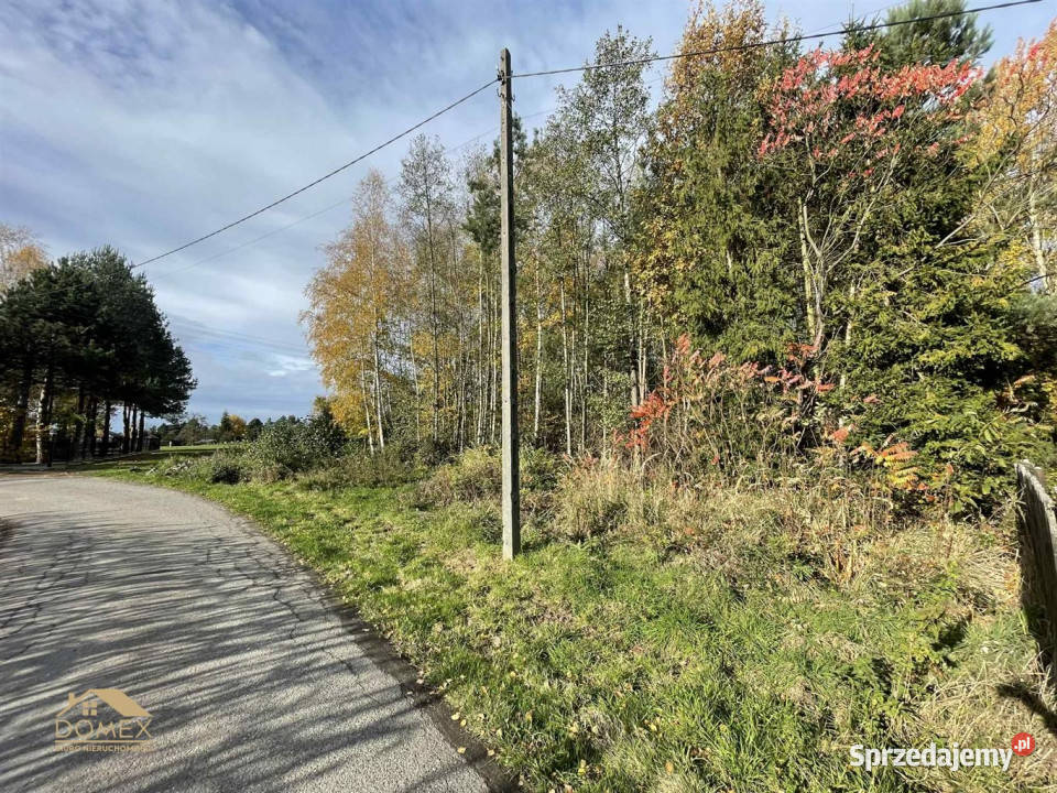 Ogłoszenie działka 1089m2 Kończyce Małe