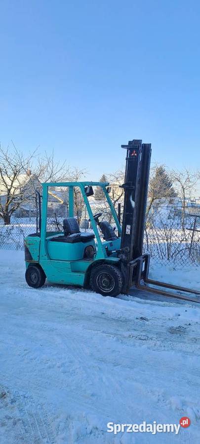 Wózek Widłowy Mitsubishi 25d 25T przesuw boczny Wózki widłowe Sandomierz