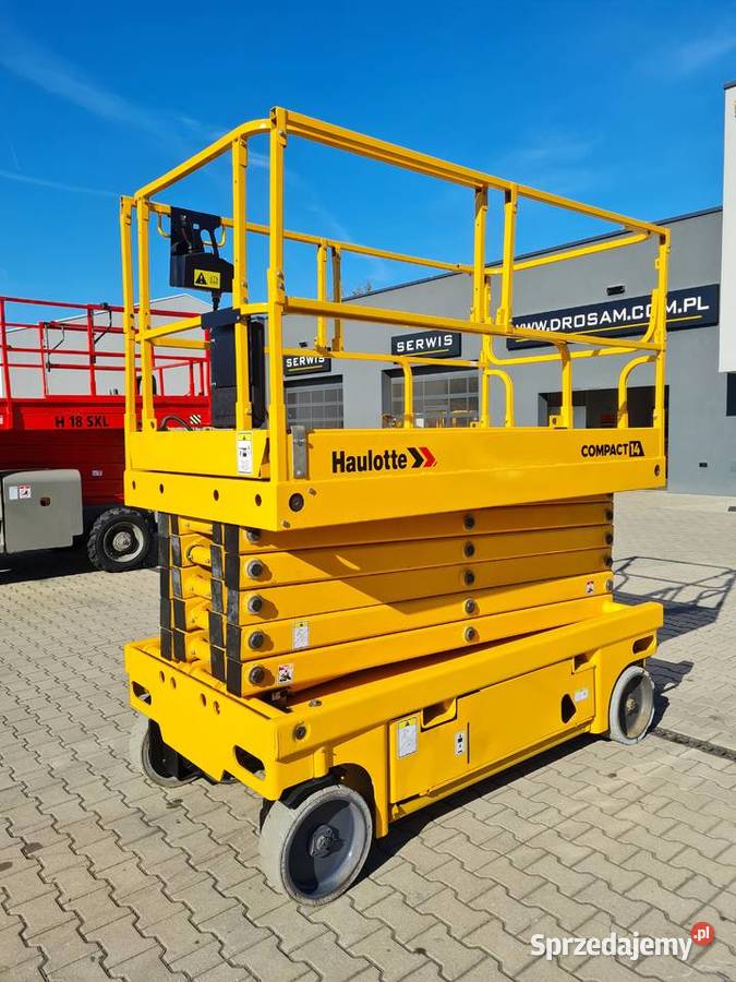 Podnośnik nożycowy Haulotte Compact 14 2013 r Dąbrowa Tarnowska sprzedam