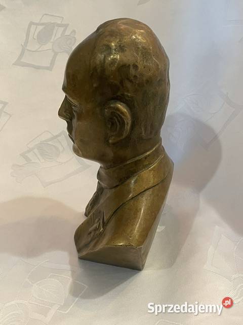 Statuetka Benito Mussolini z brązu rzeźba Kraków