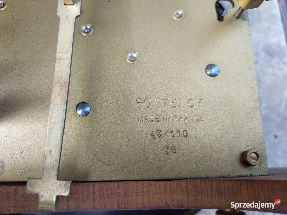 143 Zestaw mechanizm zegara kwadransowego Tczew