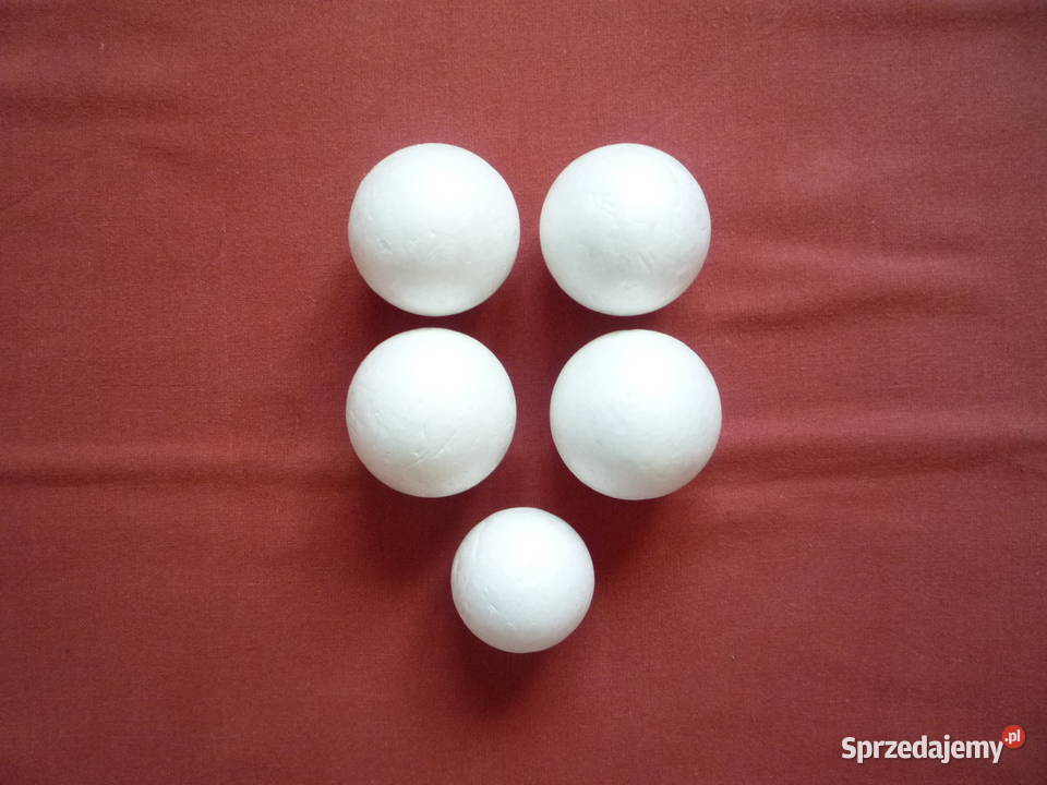 4 sztuki Bombki kule styropianowe 7 i 6