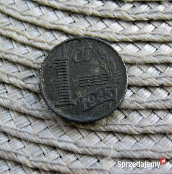 Holandia 1 Cent 1943r Cynk Kalisz