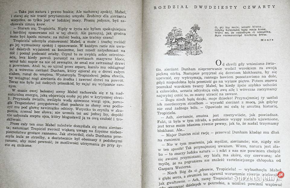 Tropiciel Śladów James Fenimore Cooper lubelskie Chełm sprzedam