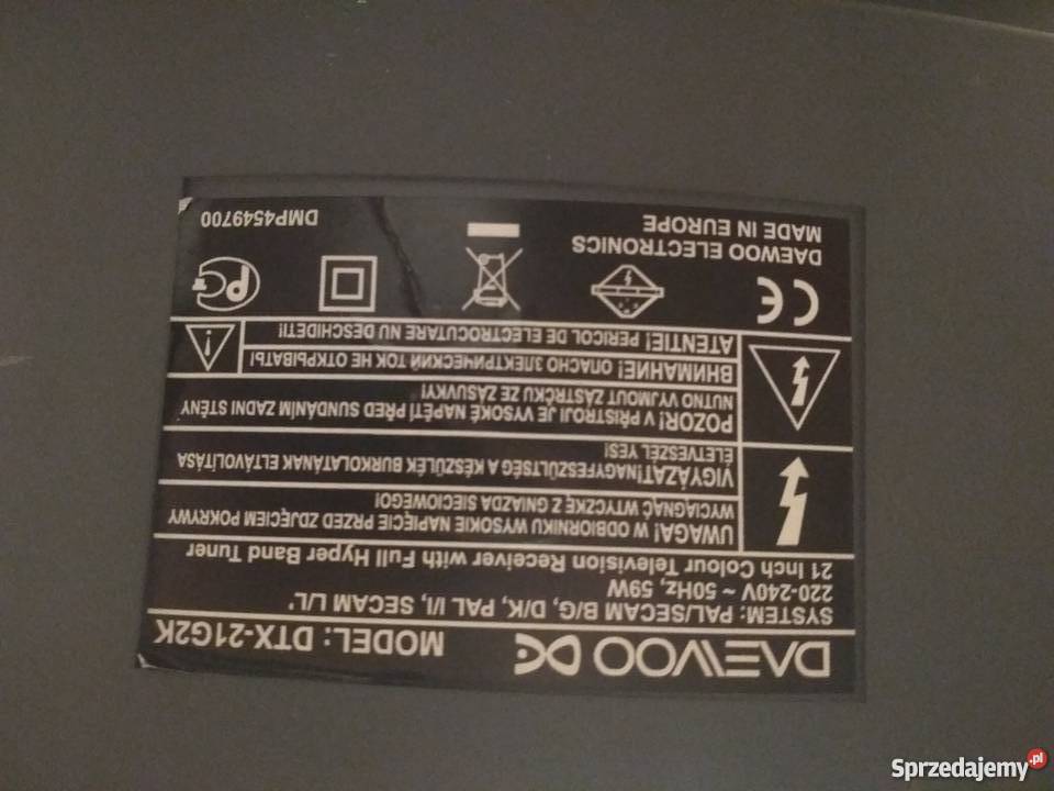 Telewizor kineskop 21 zadbany tanio Lublin sprzedam