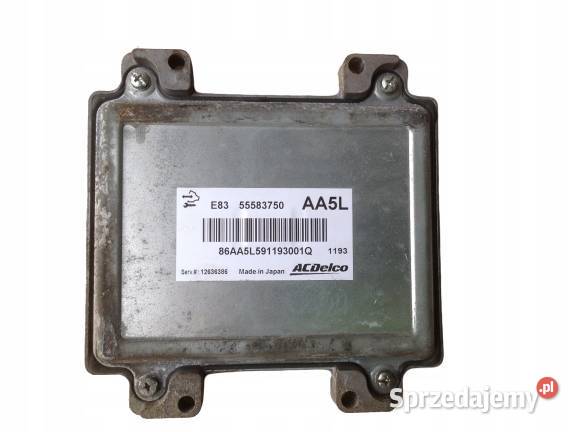 OPEL CORSA D 14 STEROWNIK SILNIKA 55583750 AA5L osobowe Komputery Części samochodowe wielkopolskie