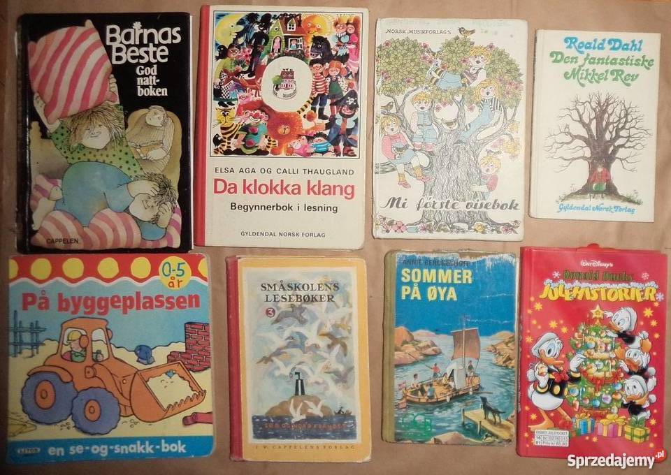 23x old Swedish, Norwegian, Danish,  Scandinavian kids books