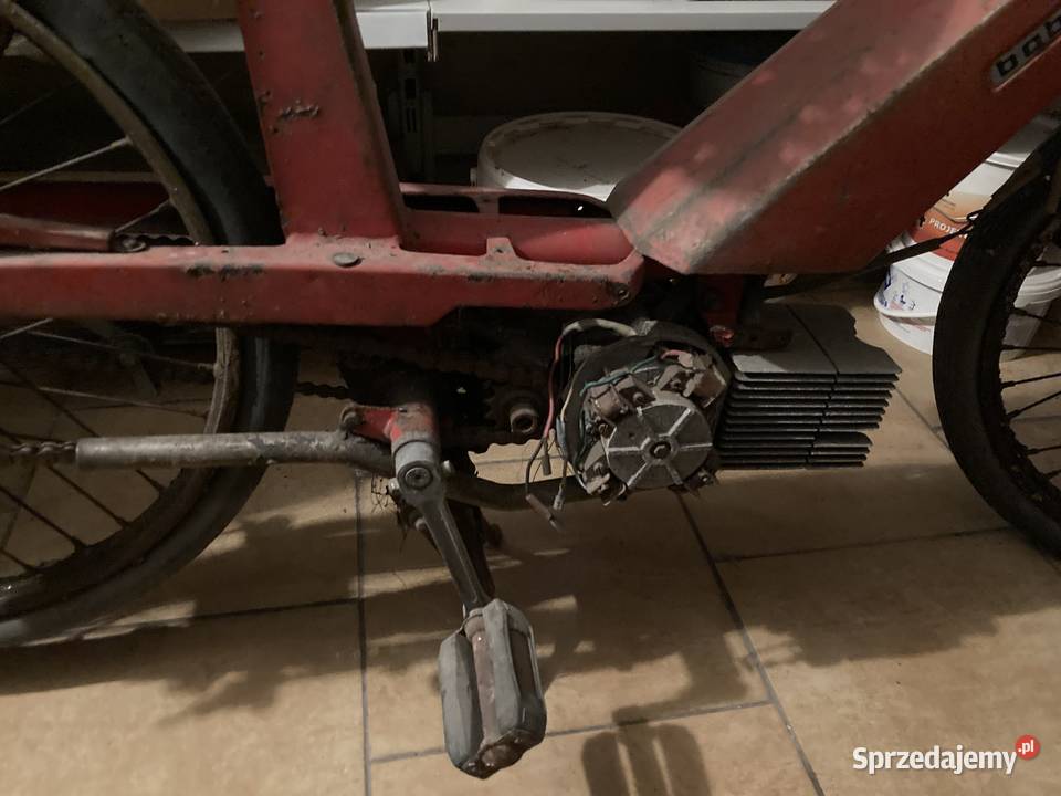 Zabytkowy motorower na pedaly Brabetta Rok produkcji 1979 Ożarów Mazowiecki