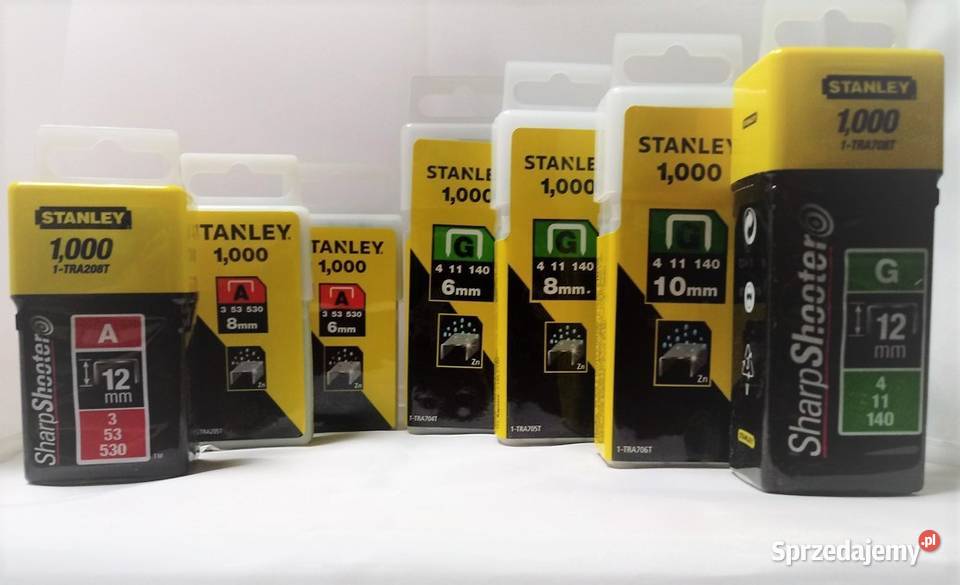 STANLEY zszywki do takera TYP G 6mm Lublin