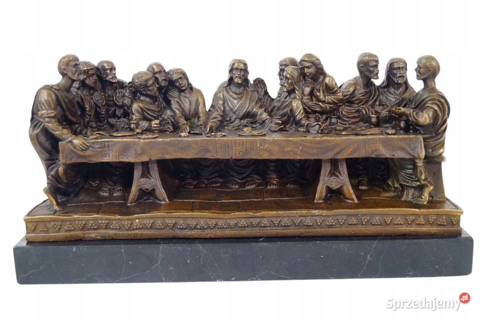 OSTATNIA WIECZERZA figura z brązu rzeźba biblia Gizałki