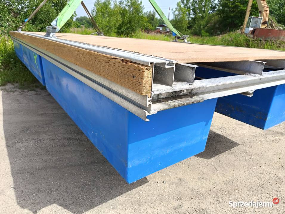 pomost pławiący 6m x 2m marina tratwa keja yboom Tarnobrzeg