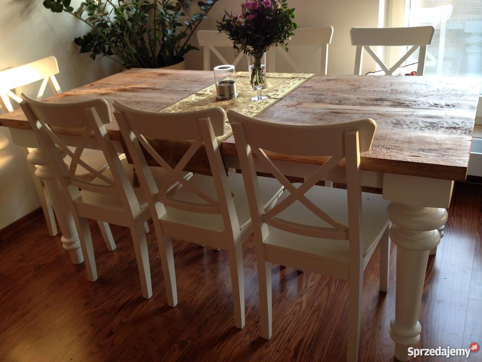 Wyjątkowe stoły ze starego drewna na wymiar