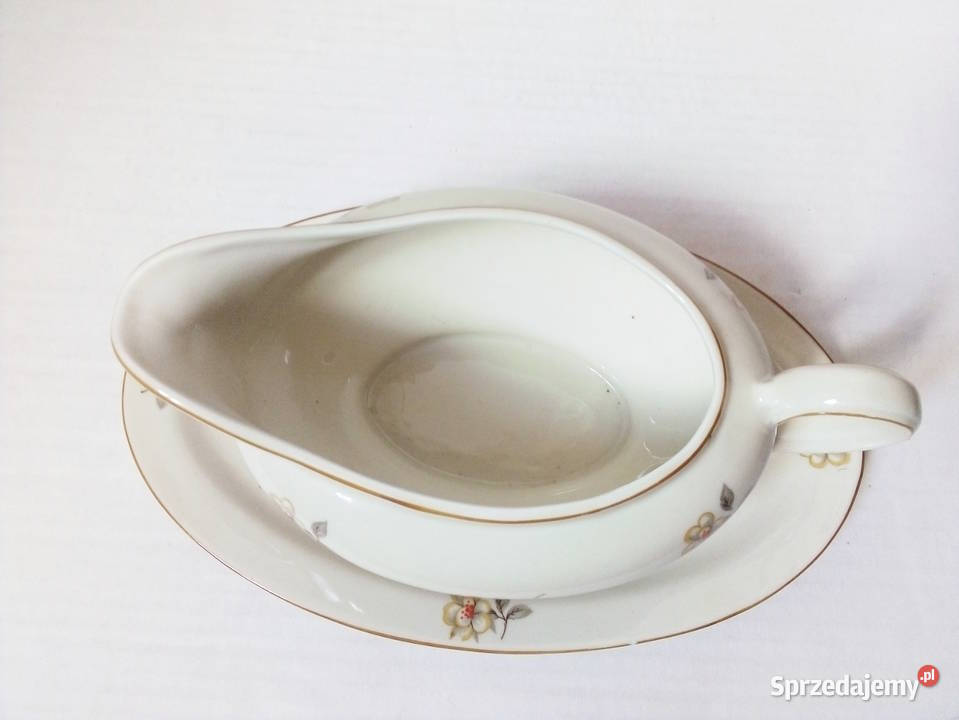stara porcelanowa sosjerka vintage