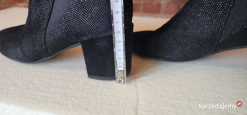 Skórzane buty Mauro Teci Zamsz czarne r 37 Rzeszów