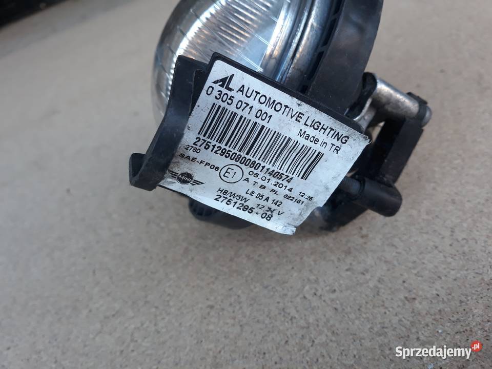 MINI R56 HALOGEN LEWY PRAWY PRZÓD 2751295