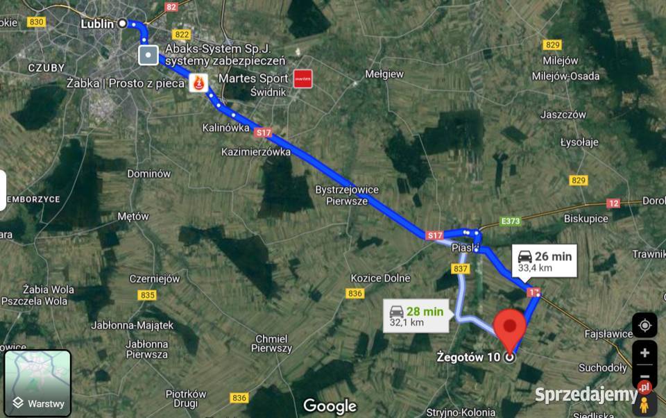 działki budowlane położone w Żegotowiu gmina 67zł/m2 Sprzedaż Żegotów