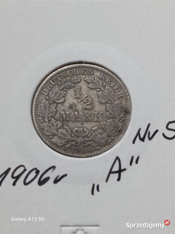 12 Marki Prusy 1906 r 5mennica A Konin