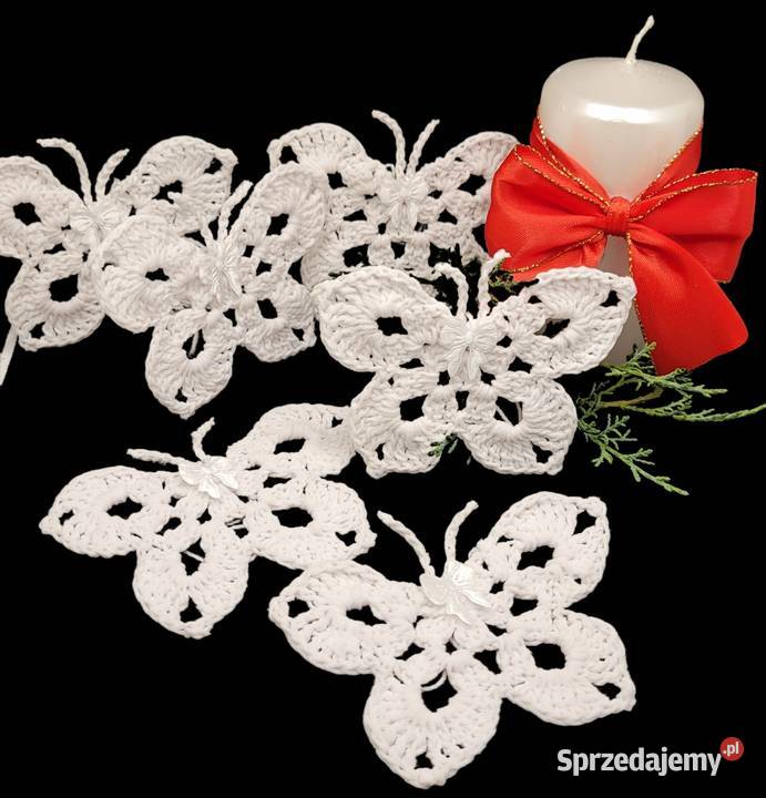 Motylki zawieszki choinkowe sprzedam