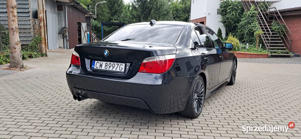 BMW E60 520d automat polift dwa komplety felg skórzana tapicerka kujawsko-pomorskie Włocławek