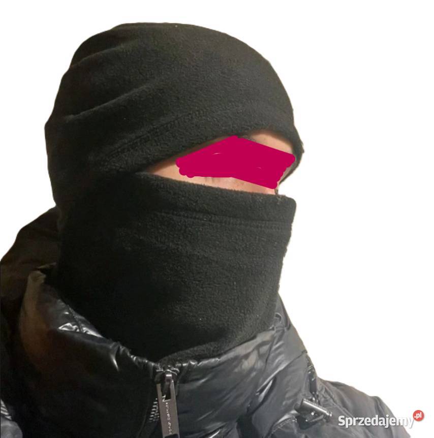 Czapka Kaptur Komin Kominiarka Polar Uniwersalna Poraj