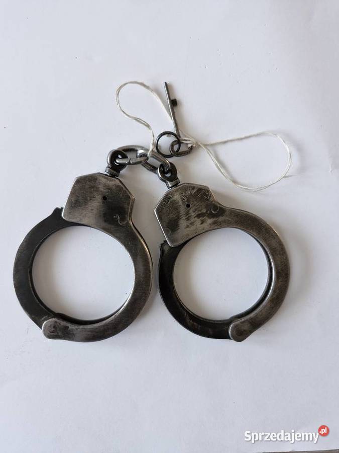 Milicja MO kajdanki sygnowane PPST Rzeszów