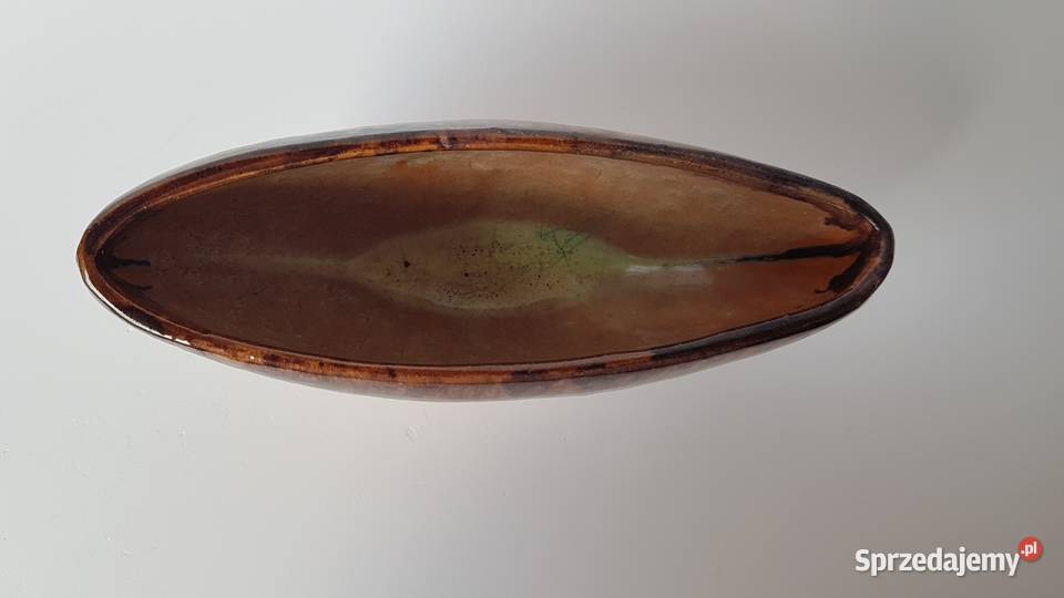Ceramiczna gondola gondolka ceramika PRL Dąbrowa Górnicza