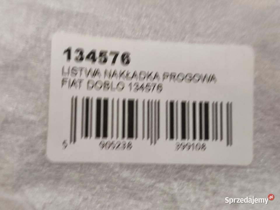 LISTWA PROGOWA NAKŁADKA LEWA FIAT DOBLO 2000