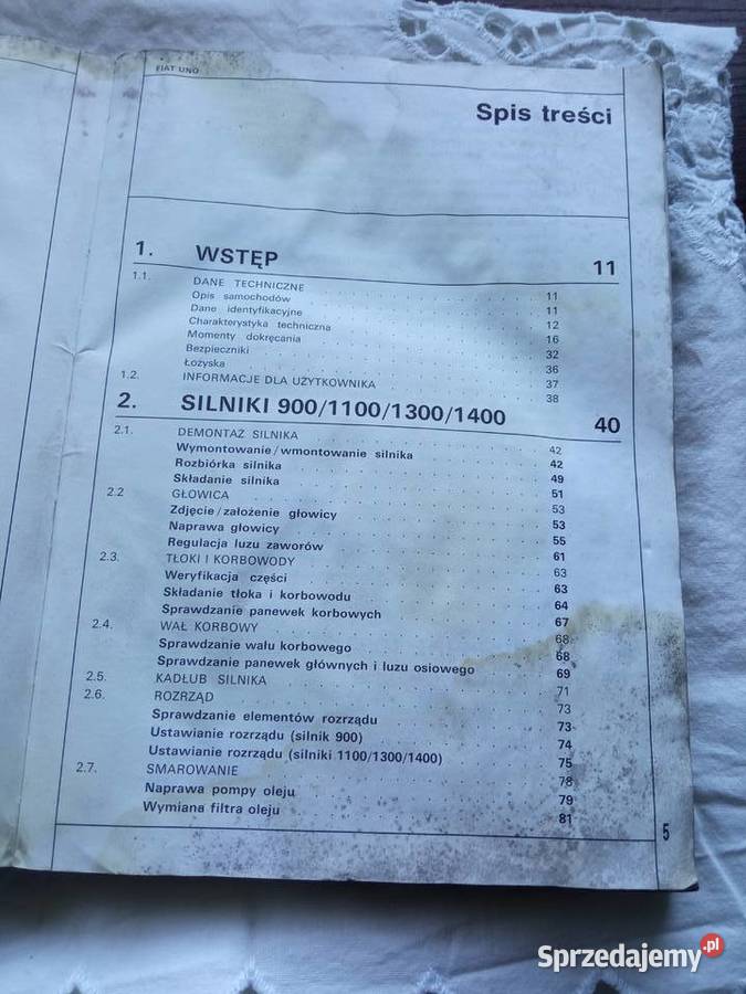 Fiat Uno obsługa i naprawa Szczecin sprzedam