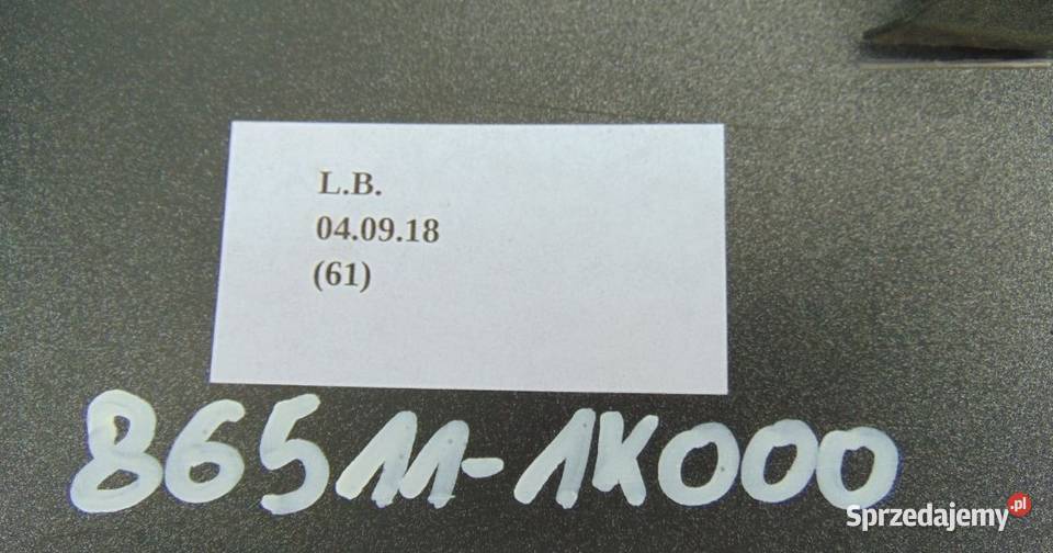 ZDERZAK PRZEDNI HYUNDAI IX20 20102015 86511K000 Karoseria Części samochodowe Nowy Tomyśl