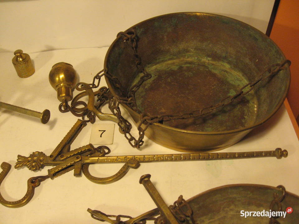 Waga waga kwietnik Mosiądz Kolekcja Poznań