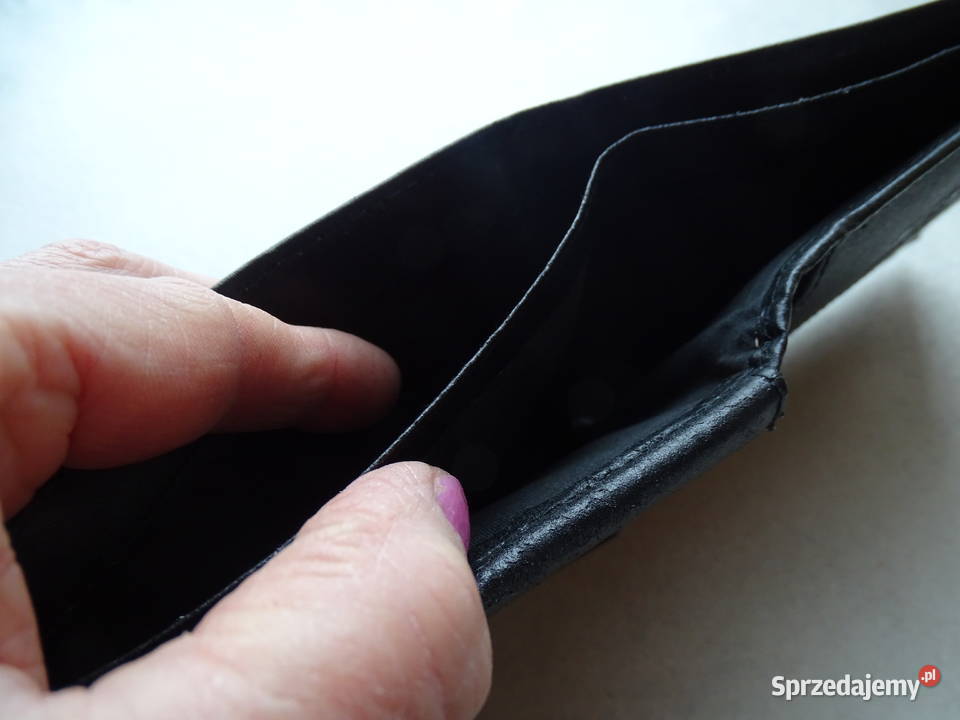 Elegancki skórzany męski portfel WILD ACTIVE Dla mężczyzn Różan sprzedam