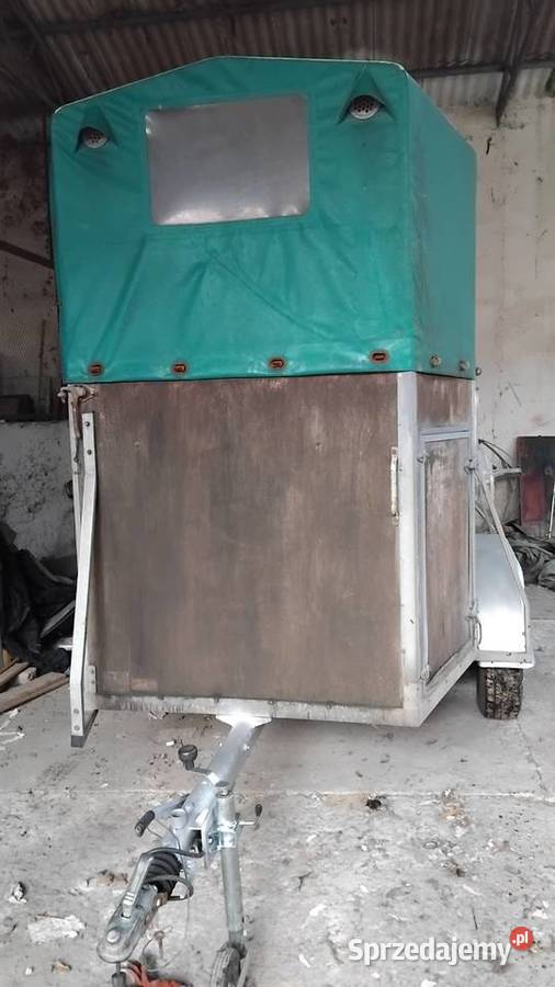 Przyczepa do przewozu koni niemiecka Oława