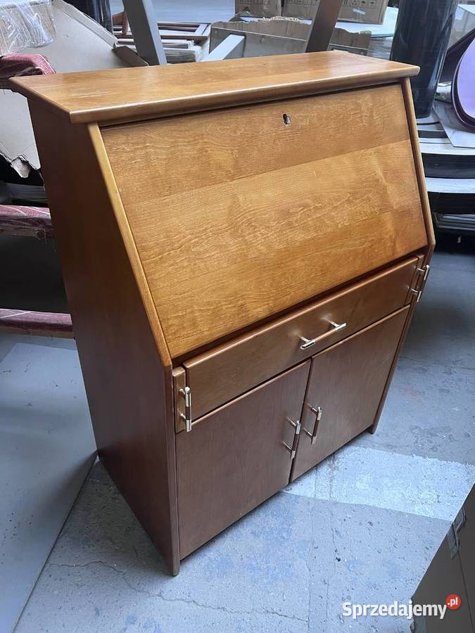 Sekretarzyk drewniany tanio 99 sztuka 2 sztuki Meble Rawicz